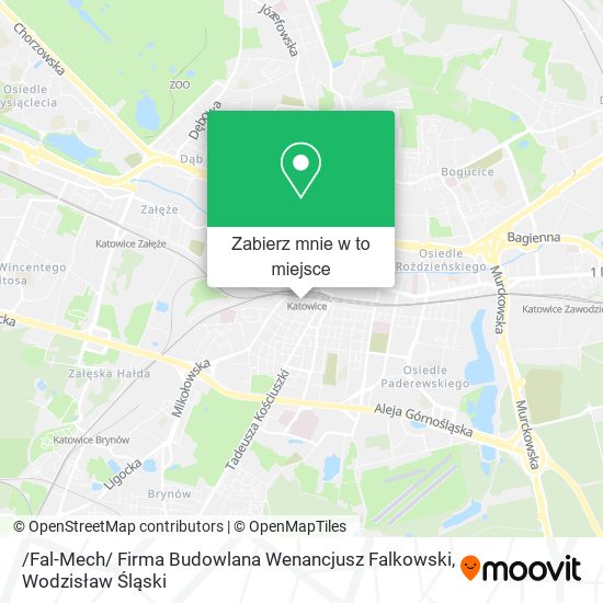 Mapa /Fal-Mech/ Firma Budowlana Wenancjusz Falkowski
