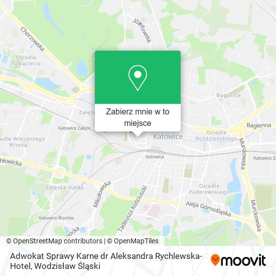 Mapa Adwokat Sprawy Karne dr Aleksandra Rychlewska-Hotel