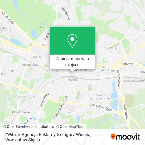 Mapa /Wibra/ Agencja Reklamy Grzegorz Wiecha