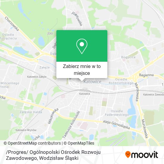 Mapa /Progres/ Ogólnopolski Ośrodek Rozwoju Zawodowego