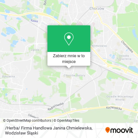 Mapa /Herba/ Firma Handlowa Janina Chmielewska