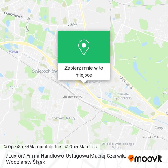 Mapa /Luxfor/ Firma Handlowo-Usługowa Maciej Czerwik