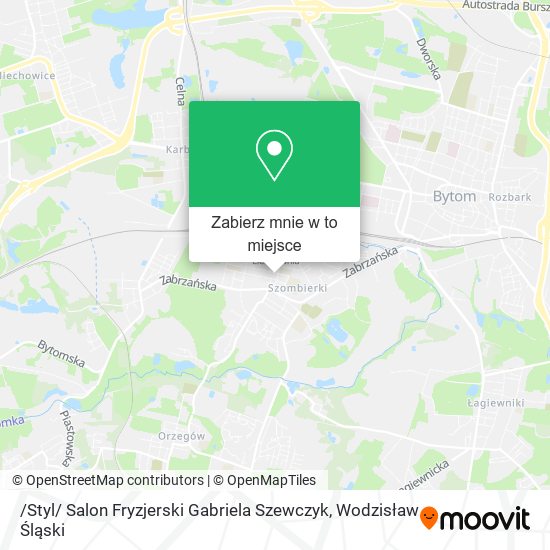 Mapa /Styl/ Salon Fryzjerski Gabriela Szewczyk