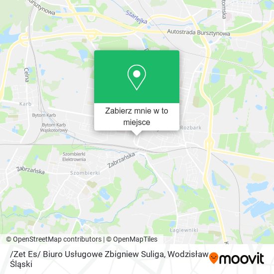 Mapa /Zet Es/ Biuro Usługowe Zbigniew Suliga