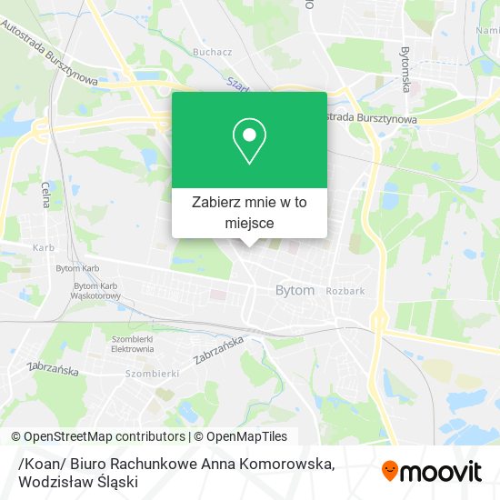 Mapa /Koan/ Biuro Rachunkowe Anna Komorowska