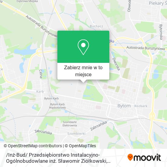 Mapa /Inż-Bud/ Przedsiębiorstwo Instalacyjno-Ogólnobudowlane inż. Sławomir Ziółkowski