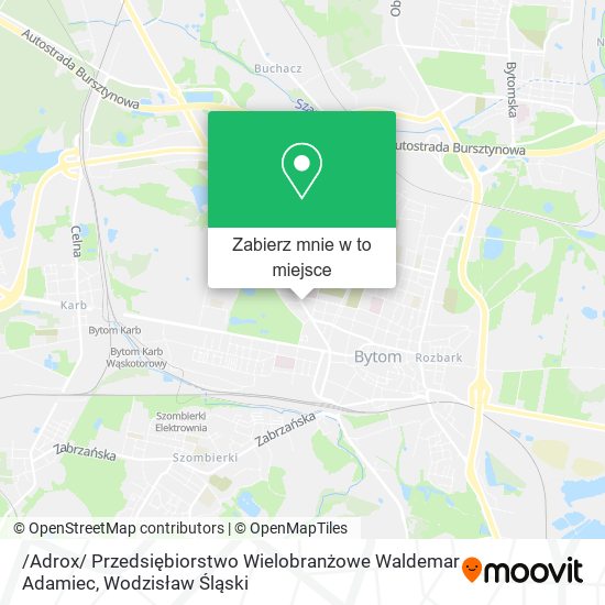 Mapa /Adrox/ Przedsiębiorstwo Wielobranżowe Waldemar Adamiec