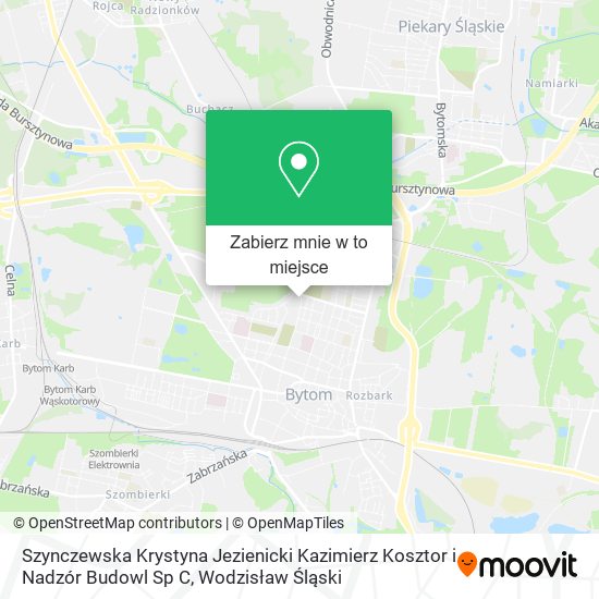 Mapa Szynczewska Krystyna Jezienicki Kazimierz Kosztor i Nadzór Budowl Sp C