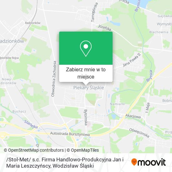 Mapa /Stol-Met/ s.c. Firma Handlowo-Produkcyjna Jan i Maria Leszczyńscy