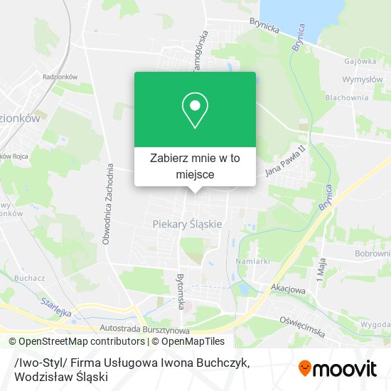Mapa /Iwo-Styl/ Firma Usługowa Iwona Buchczyk