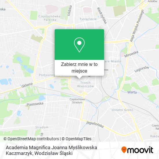 Mapa Academia Magnifica Joanna Myślikowska Kaczmarzyk