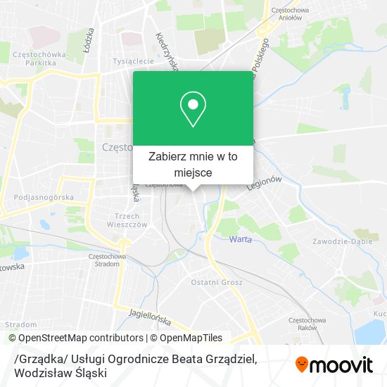 Mapa /Grządka/ Usługi Ogrodnicze Beata Grządziel