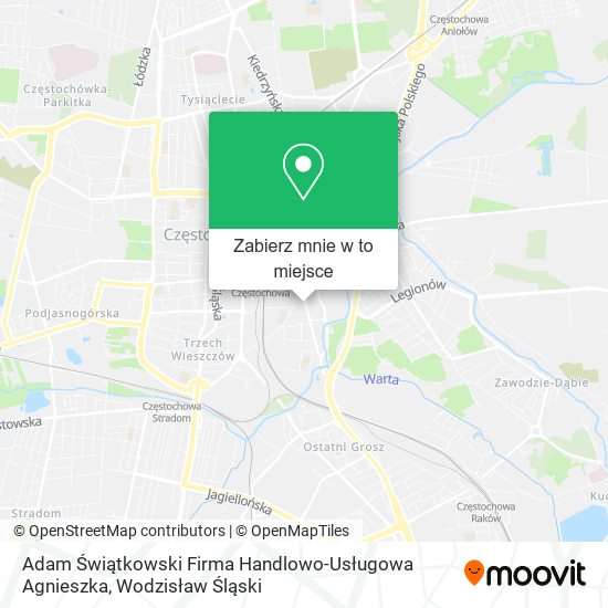 Mapa Adam Świątkowski Firma Handlowo-Usługowa Agnieszka