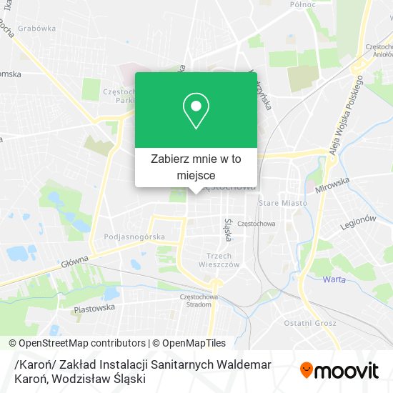 Mapa /Karoń/ Zakład Instalacji Sanitarnych Waldemar Karoń
