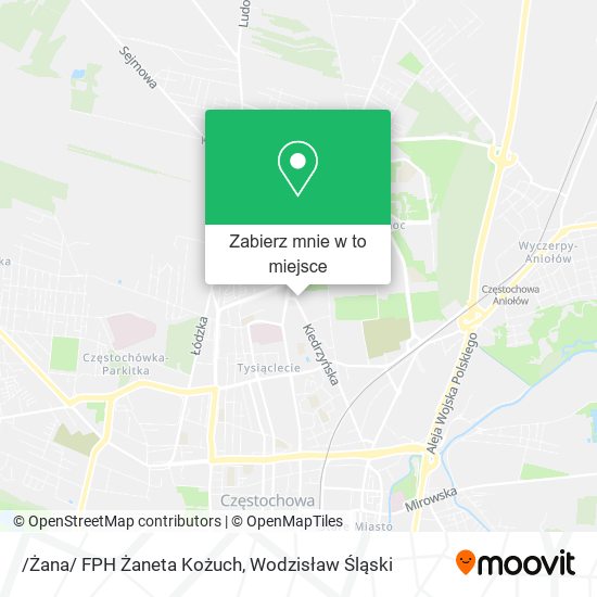 Mapa /Żana/ FPH Żaneta Kożuch