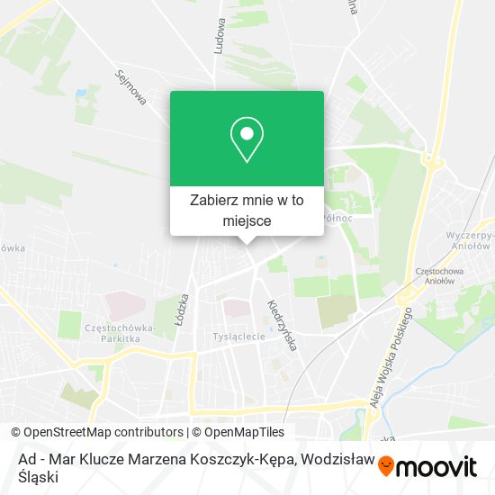 Mapa Ad - Mar Klucze Marzena Koszczyk-Kępa