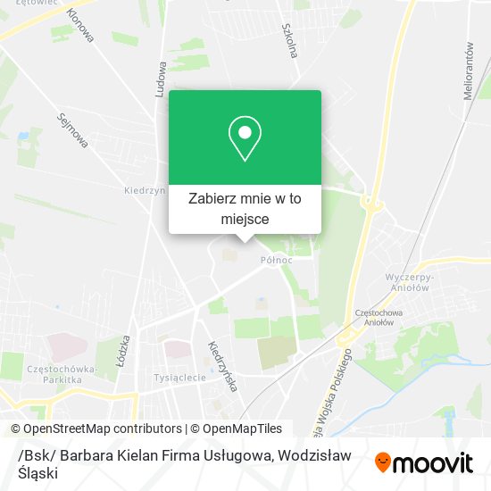 Mapa /Bsk/ Barbara Kielan Firma Usługowa