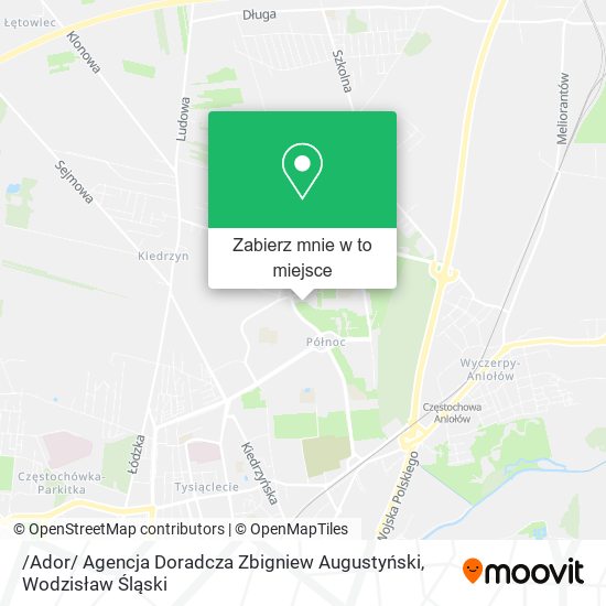 Mapa /Ador/ Agencja Doradcza Zbigniew Augustyński