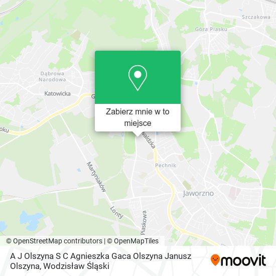 Mapa A J Olszyna S C Agnieszka Gaca Olszyna Janusz Olszyna