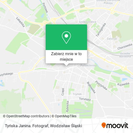 Mapa Tyńska Janina. Fotograf