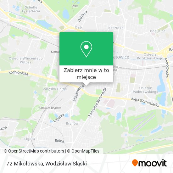 Mapa 72 Mikołowska