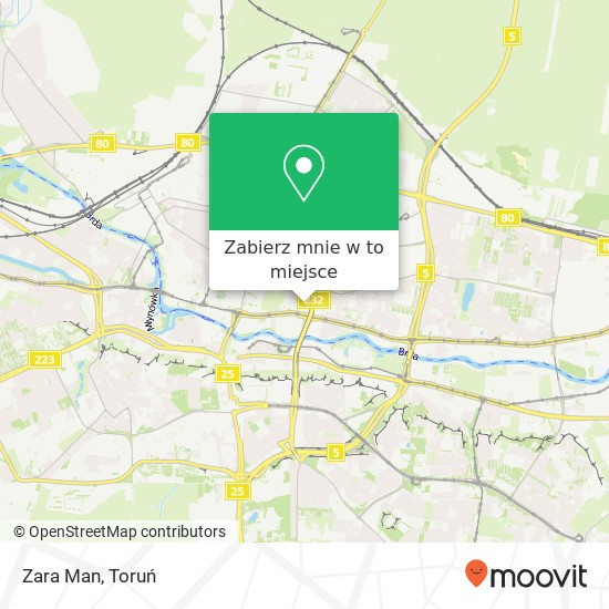 Mapa Zara Man