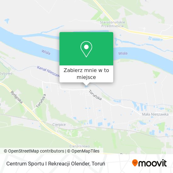 Mapa Centrum Sportu I Rekreacji Olender
