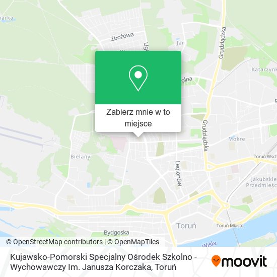 Mapa Kujawsko-Pomorski Specjalny Ośrodek Szkolno - Wychowawczy Im. Janusza Korczaka