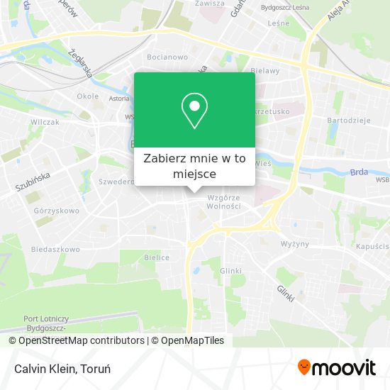 Mapa Calvin Klein