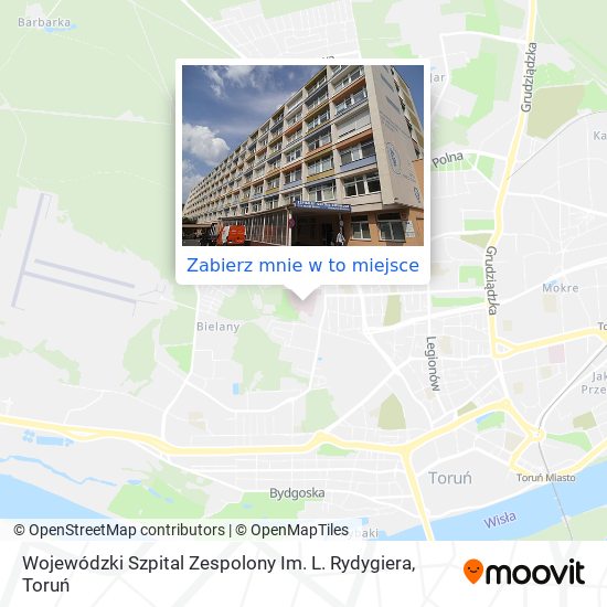 Mapa Wojewódzki Szpital Zespolony Im. L. Rydygiera