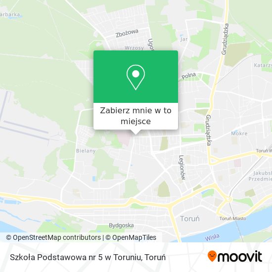 Mapa Szkoła Podstawowa nr 5 w Toruniu