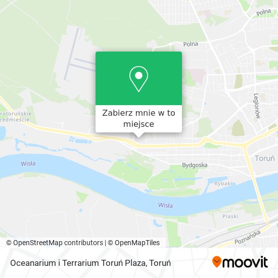 Mapa Oceanarium i Terrarium Toruń Plaza