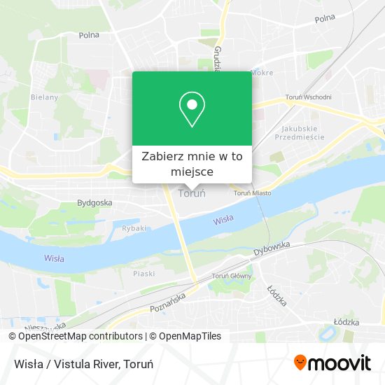 Mapa Wisła / Vistula River