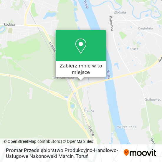 Mapa Promar Przedsiębiorstwo Produkcyjno-Handlowo-Usługowe Nakonowski Marcin