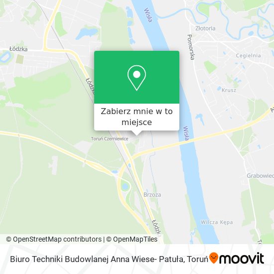 Mapa Biuro Techniki Budowlanej Anna Wiese- Patuła