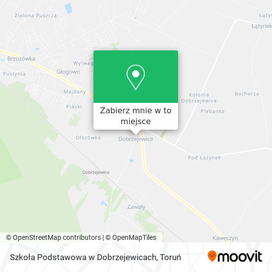 Mapa Szkoła Podstawowa w Dobrzejewicach