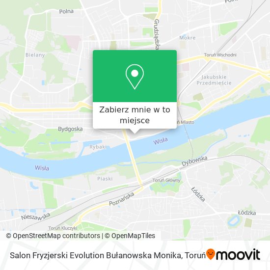 Mapa Salon Fryzjerski Evolution Bułanowska Monika