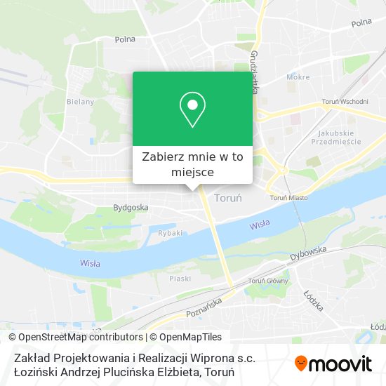 Mapa Zakład Projektowania i Realizacji Wiprona s.c. Łoziński Andrzej Plucińska Elżbieta