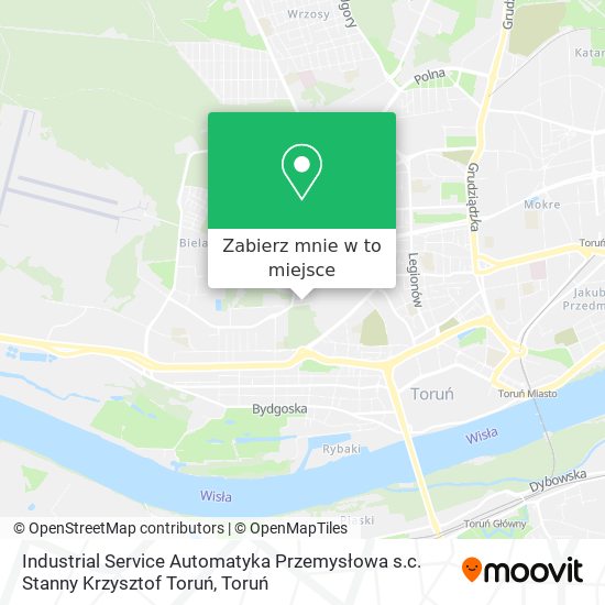 Mapa Industrial Service Automatyka Przemysłowa s.c. Stanny Krzysztof Toruń