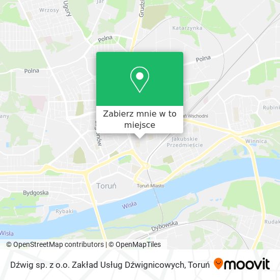Mapa Dźwig sp. z o.o. Zakład Usług Dźwignicowych