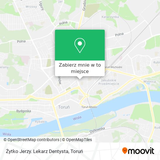 Mapa Żytko Jerzy. Lekarz Dentysta