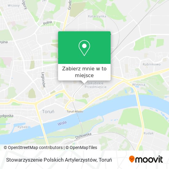 Mapa Stowarzyszenie Polskich Artylerzystów