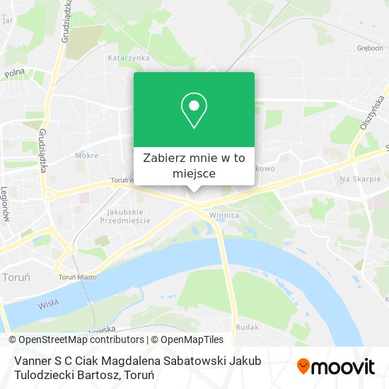 Mapa Vanner S C Ciak Magdalena Sabatowski Jakub Tulodziecki Bartosz