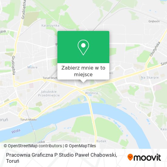 Mapa Pracownia Graficzna P Studio Paweł Chabowski