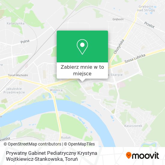 Mapa Prywatny Gabinet Pediatryczny Krystyna Wojtkiewicz-Stankowska