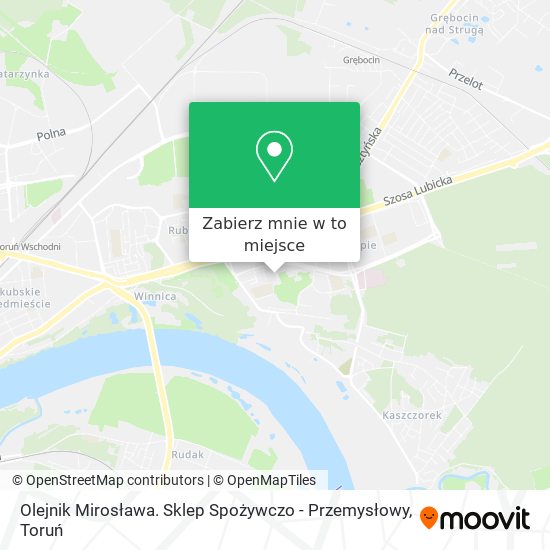 Mapa Olejnik Mirosława. Sklep Spożywczo - Przemysłowy
