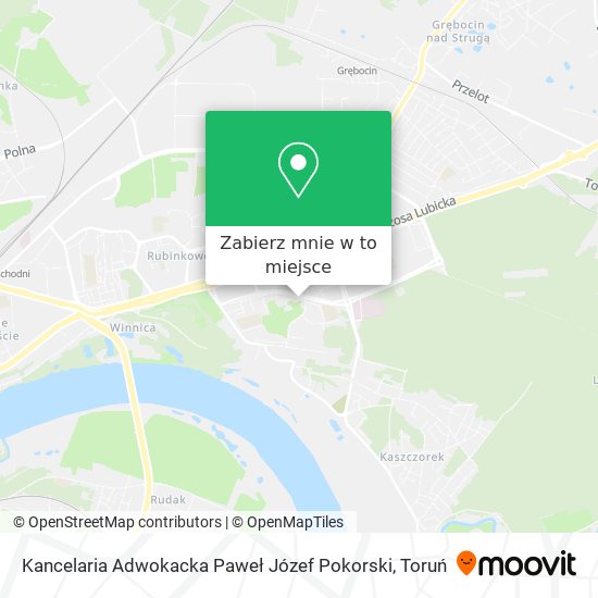 Mapa Kancelaria Adwokacka Paweł Józef Pokorski