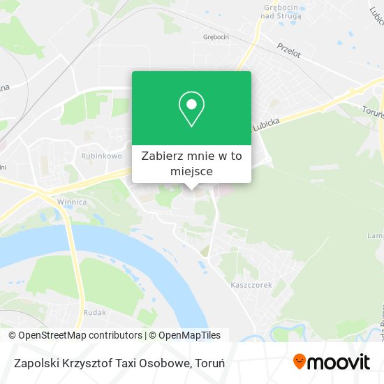 Mapa Zapolski Krzysztof Taxi Osobowe