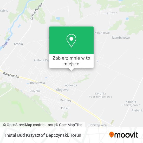 Mapa Instal Bud Krzysztof Depczyński