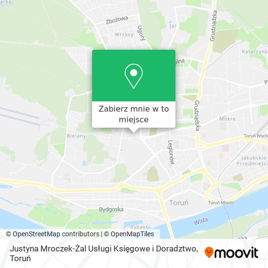 Mapa Justyna Mroczek-Żal Usługi Księgowe i Doradztwo